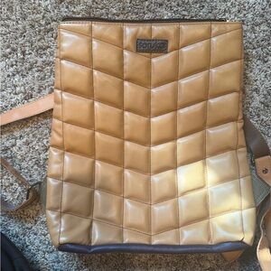 Soruka leather backpack.